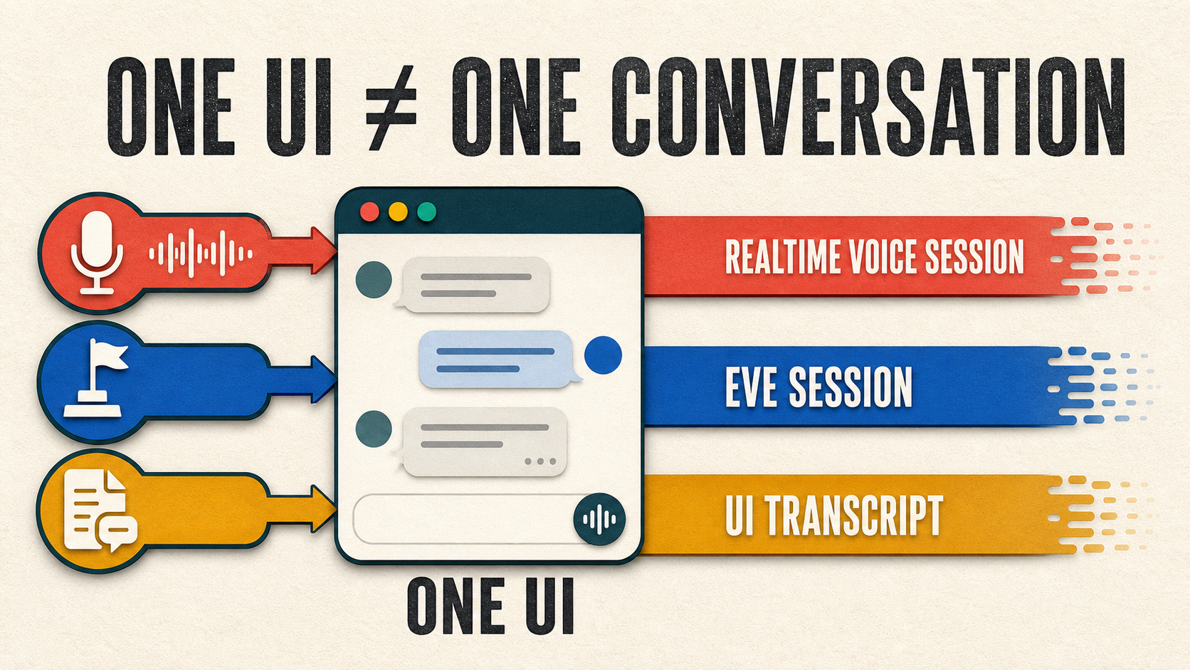 One visible UI with three distinct records